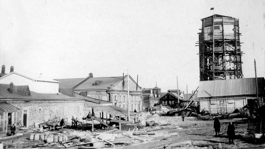 В 1929 году Московским АО «Коммунстрой» началось строительство... В 1929 году Московским АО «Коммунстрой» началось строительство...