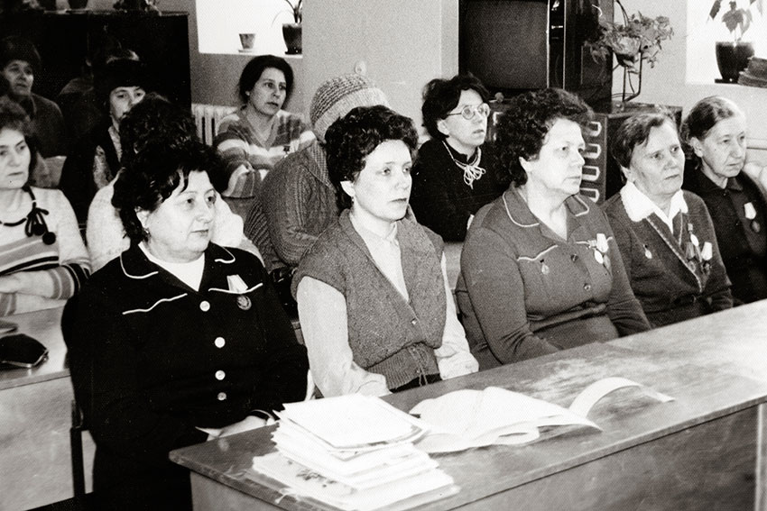 На встрече посвящённое 60-и летию ЦБ, 1978 год.