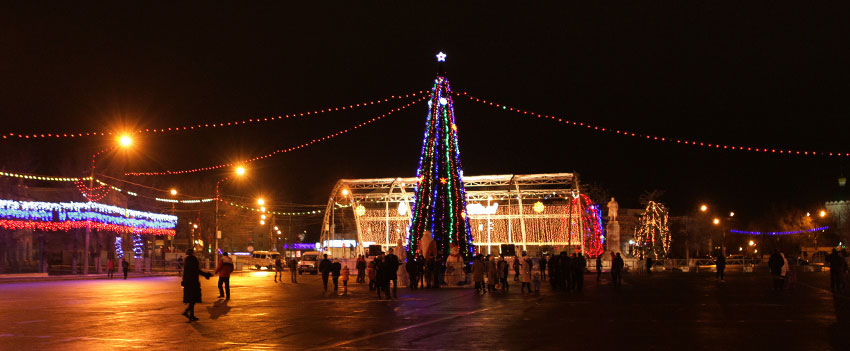 Празднование нового 2014 года