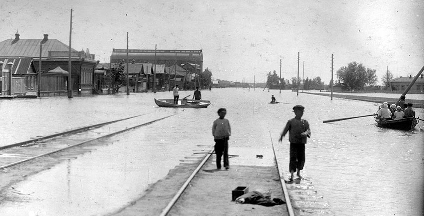 Во время наводнения 1926 года, когда буквально за несколько...