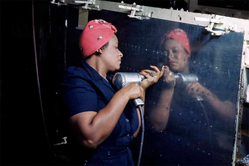 На заводе Вулти в Нэшвилле, штат Теннесси США, 1943 год.
