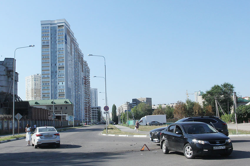 Не поделили перекрёсток