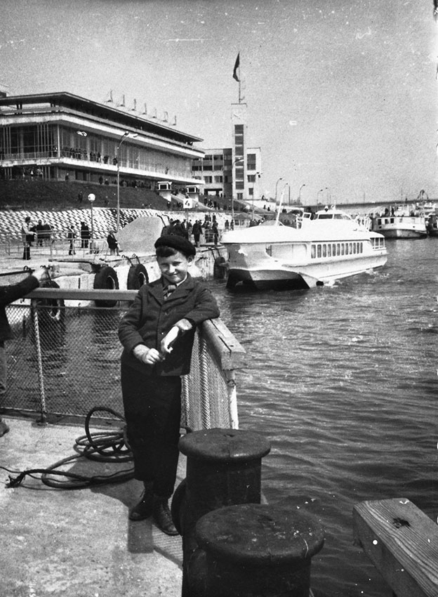 Речной вокзал. Саратов. СССР. 1971 год. Личный архив Анатолия...