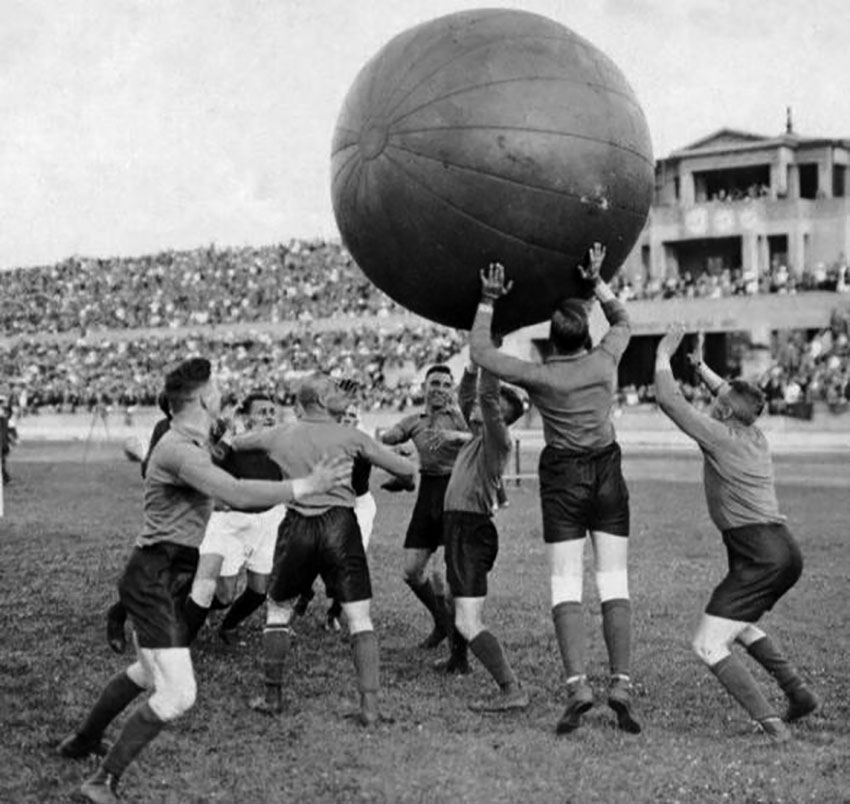 Игpa в пушбол в Берлине, 1924 год.