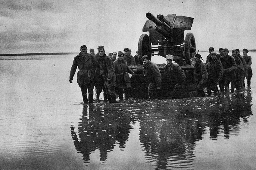 Переправа Сиваш, апрель 1944 год.