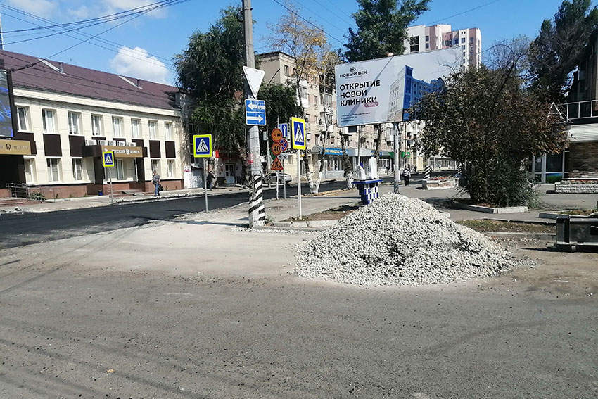 На ул. М. Горького
