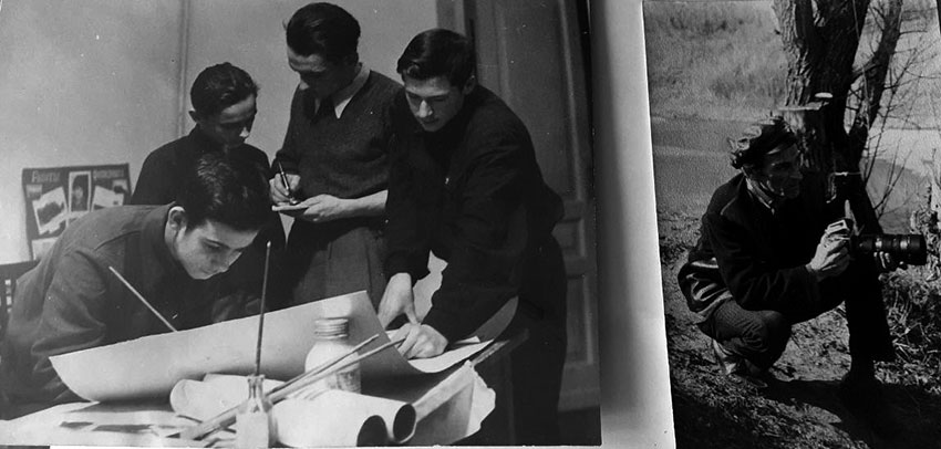 С 1952 года Марат Шпилёв стал руководить фотокружком Дворца...