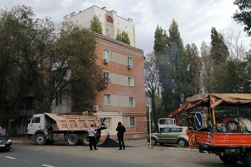 Ремонт канализации и двора