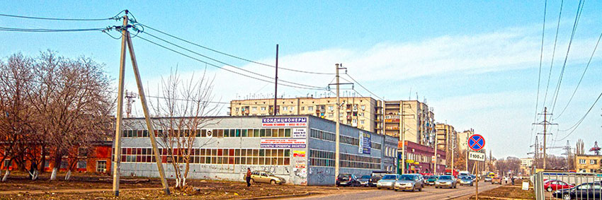 Бывшая автоколонна.