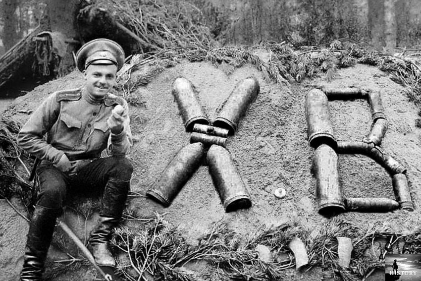 Пасха 1916 году на фронте первой мировой войны.