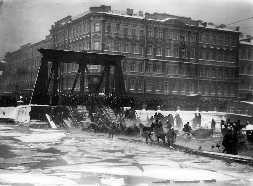 Обрушение Египетского моста 1905 год.