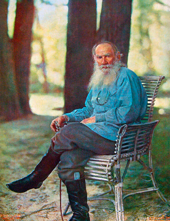 Портрет Льва Толстого, 1908 год