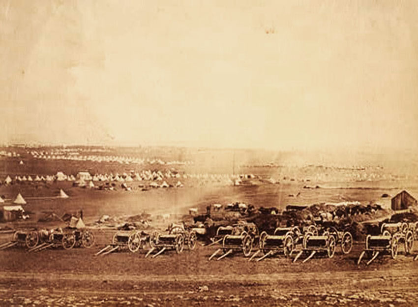 Севастопольская база, 1855 год.