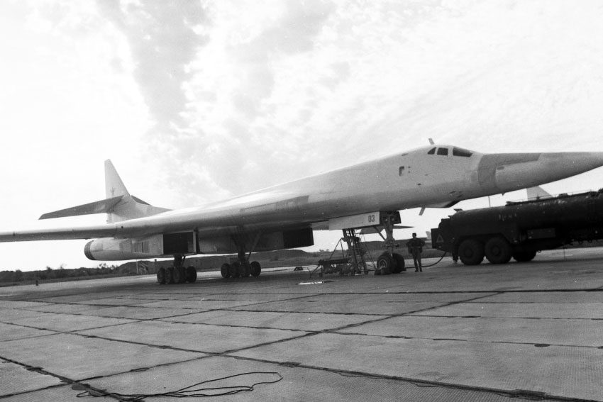 Заправка ТУ-160.