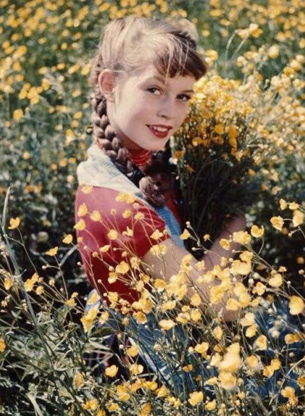 18-летняя Брижит Бардо, 1952 год.