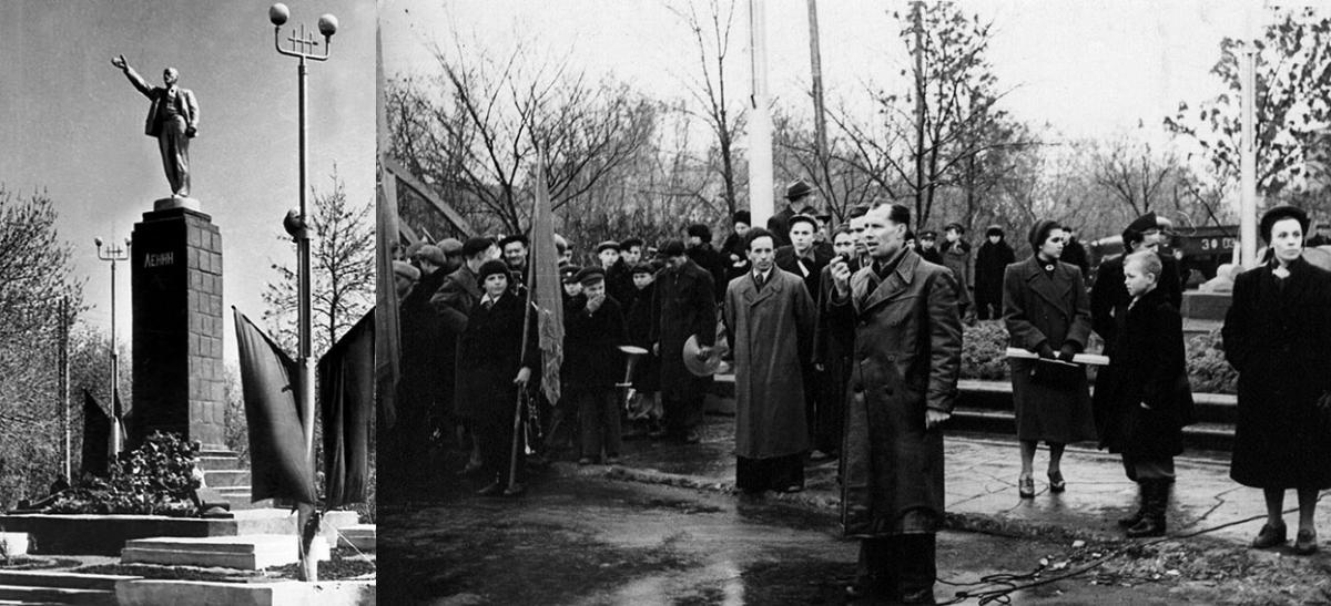 7 ноября на Коммунарной площади (с 1970 г. площадь Ленина) был...