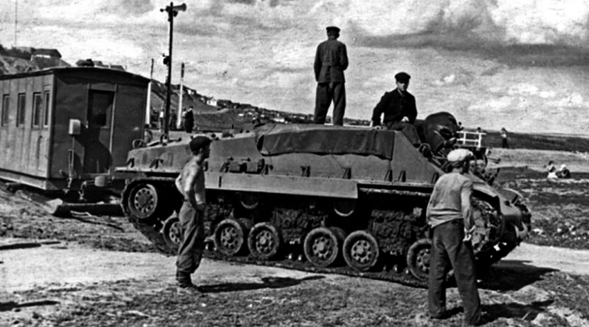 «Шерман», использующийся на строительстве Оренбургской...