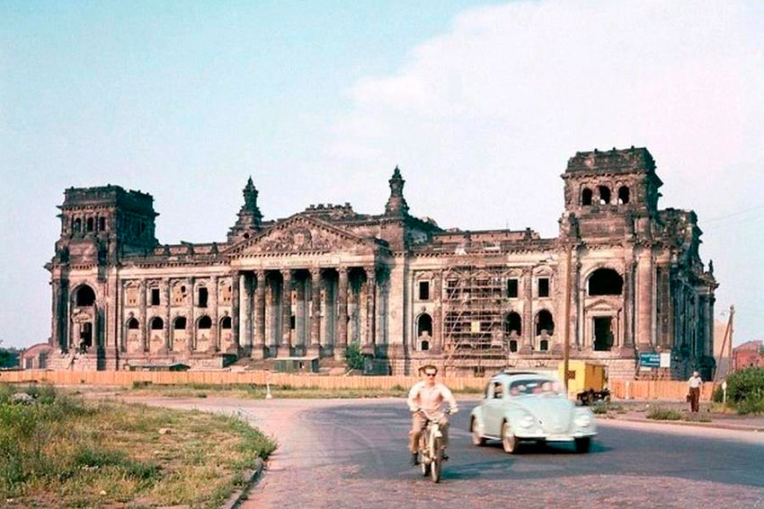 Бepлин Рейхстаг, 1957 гoд.