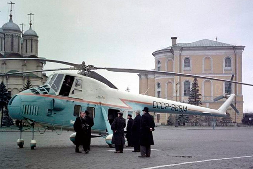 Вертолет-салон Ми-4С Первого секретаря ЦК КПСС Никиты Хрущева...