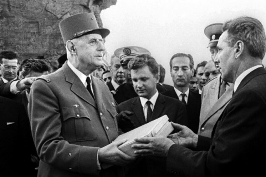 Визит президента Франции Шарля де Голля в СССР, 1966 год.