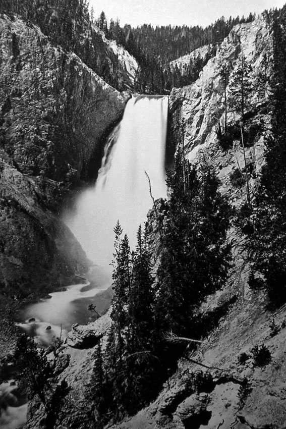 Водопады Йеллоустона, 1971 год. Водопады Йеллоустона, 1971 год.