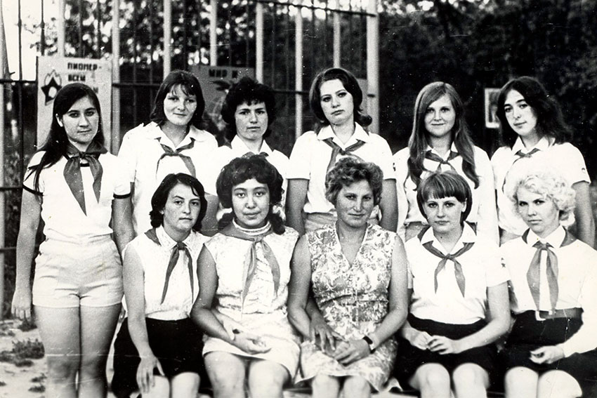 Пионер лагерь "Колос", 1974 год.