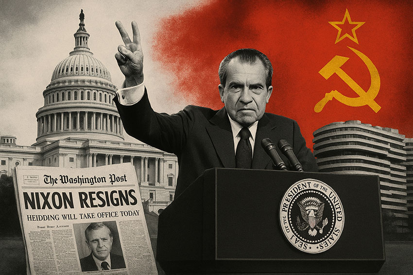 Уотергейтский скандал (англ. Watergate scandal) — это дело о политическом...