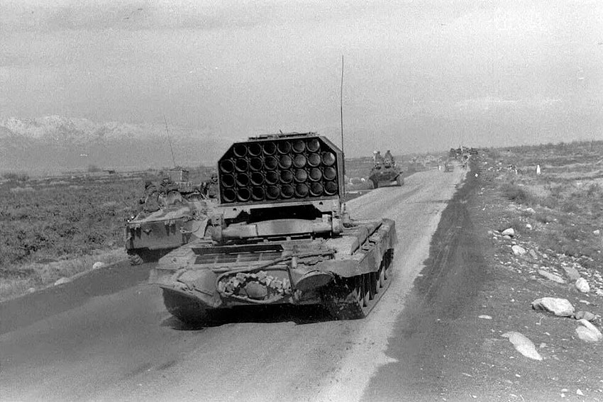ТОС-1 «Буратино» вооруженных сил СССР в Афганистане, 1988...
