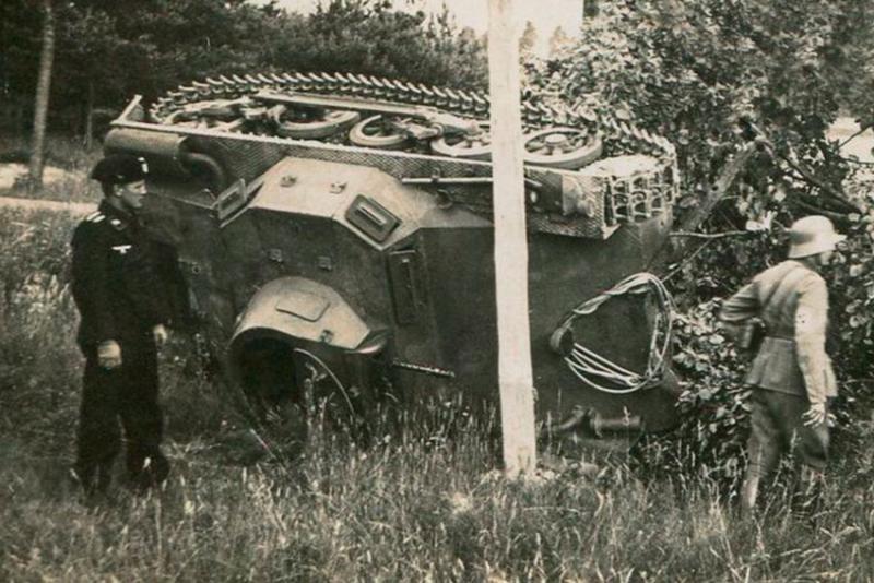 Авария по ходу лето 1941 год. Авария по ходу лето 1941 год.