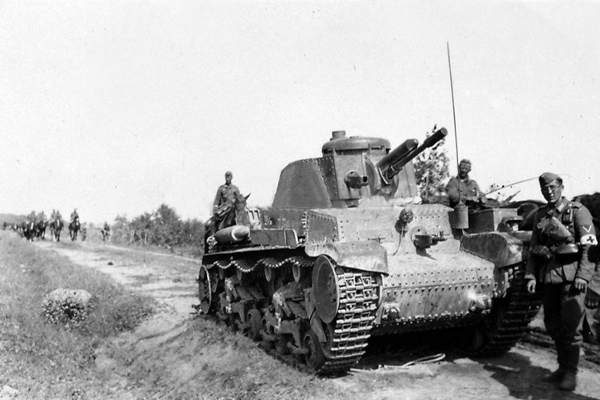PZ.35 (t) во время «французской кампании» вермахта, 1940 год.