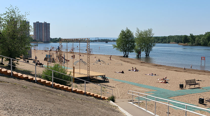 Энгельсский пляж Энгельсский пляж