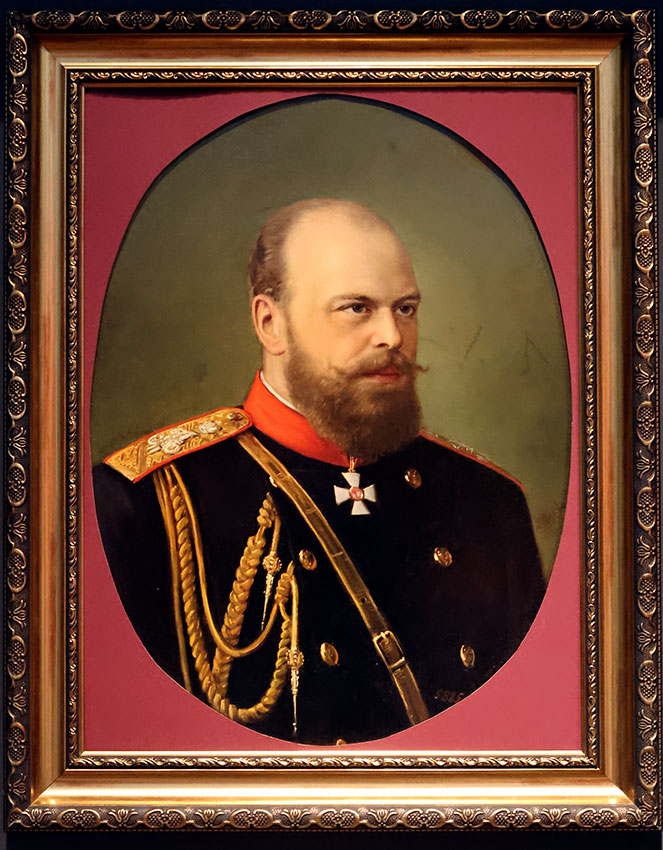Портрет императора Александра III 1880-1890-е Холст, масло Н.Г....