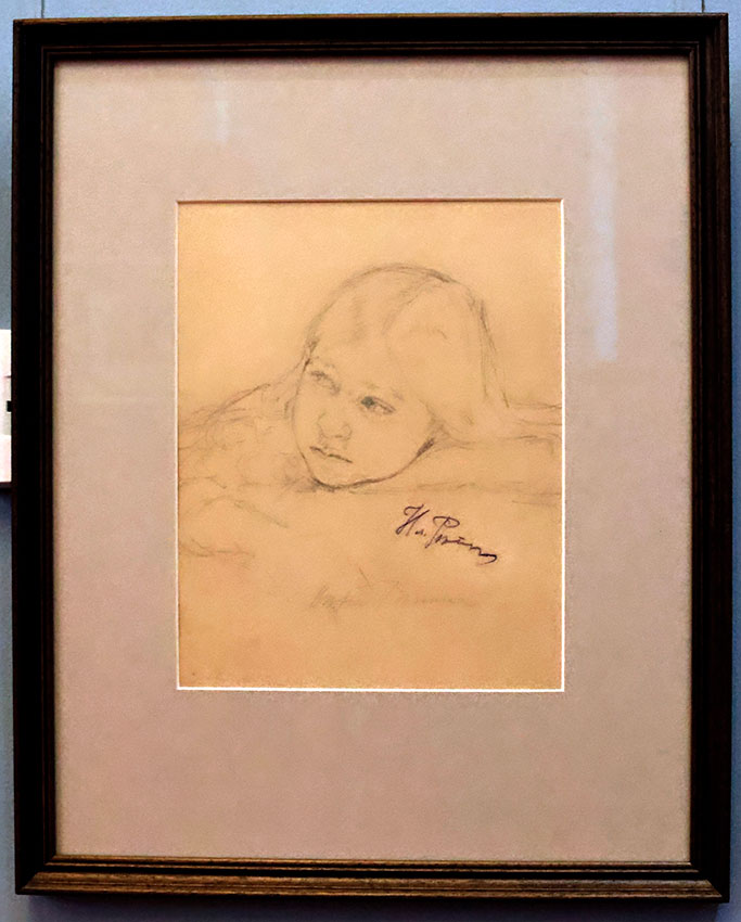 И.Е. Репин 1844-1930 Девочка за столом Портрет В.И. Репиной (1872-1948),...