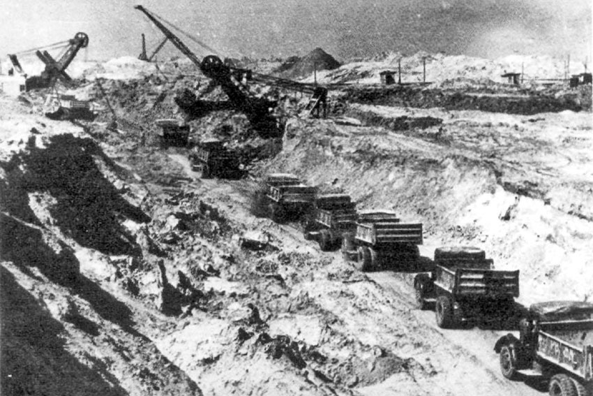 <b>В феврале 1948 году</b> началось строительство Волго‑Донского...
