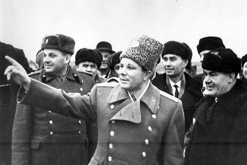 Ю.А. Гагарин на Саратовской земле