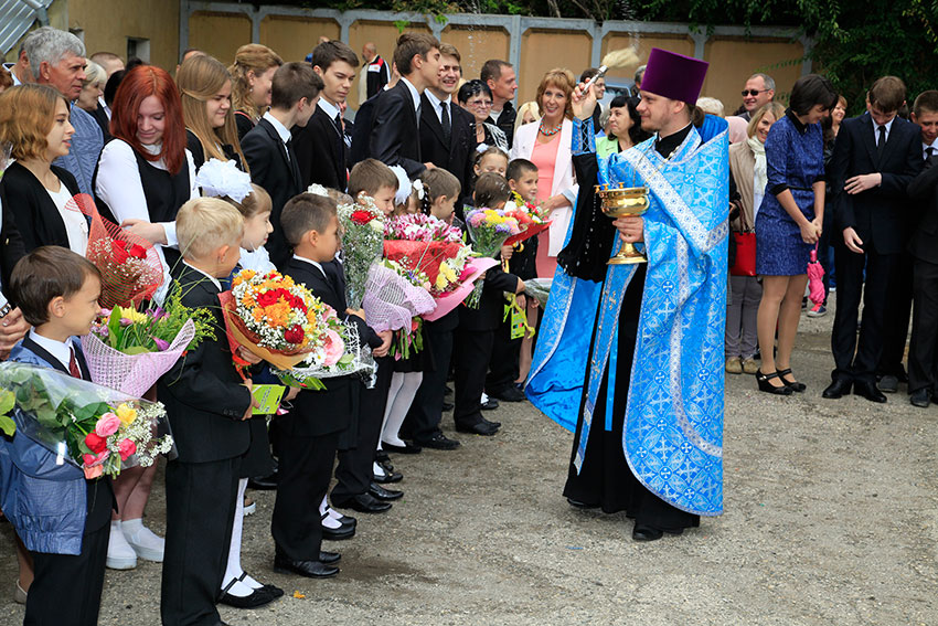 В первый класс 