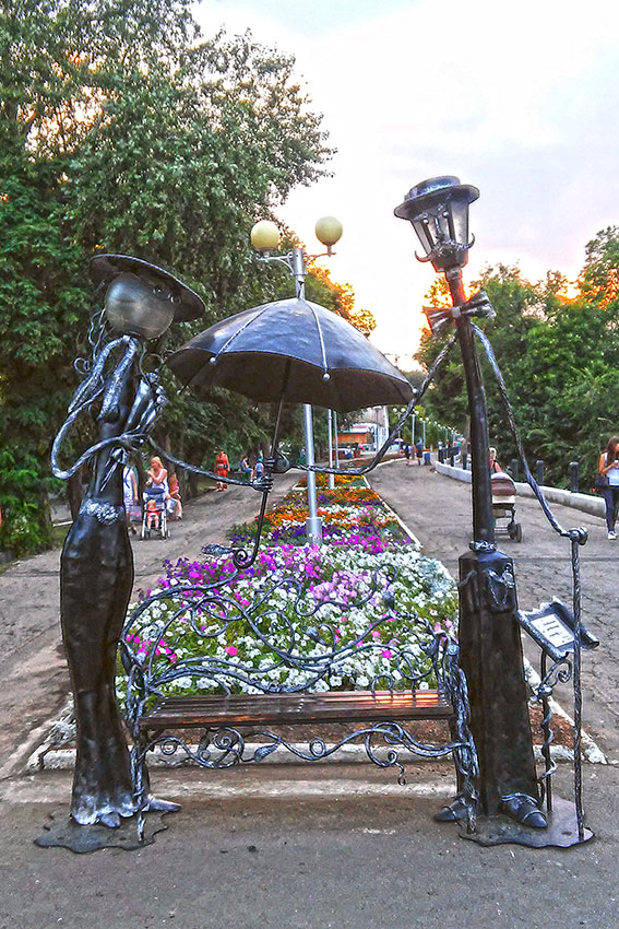 Уникальная скамейка