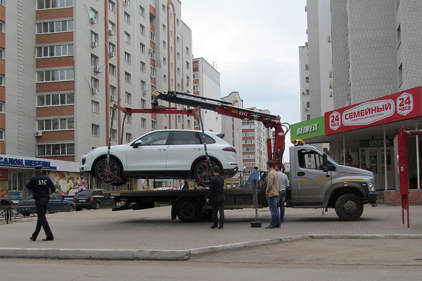 Об эвакуации автомобилей