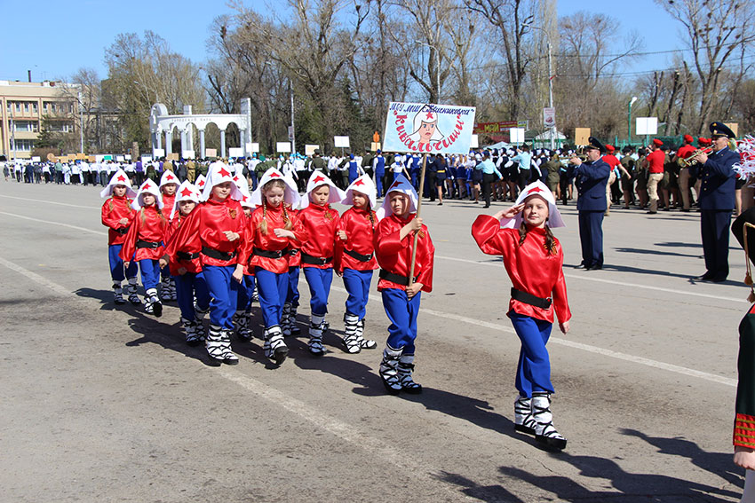 Парад юноармейцов 2017 года