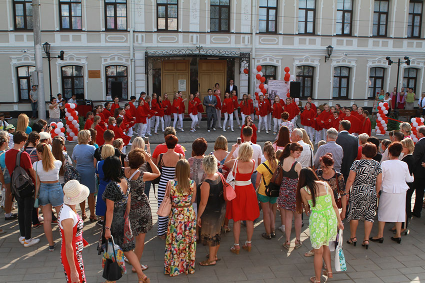 Открытие сквера А. Мыльникова
