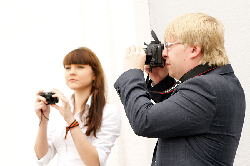 Фотографы за работой