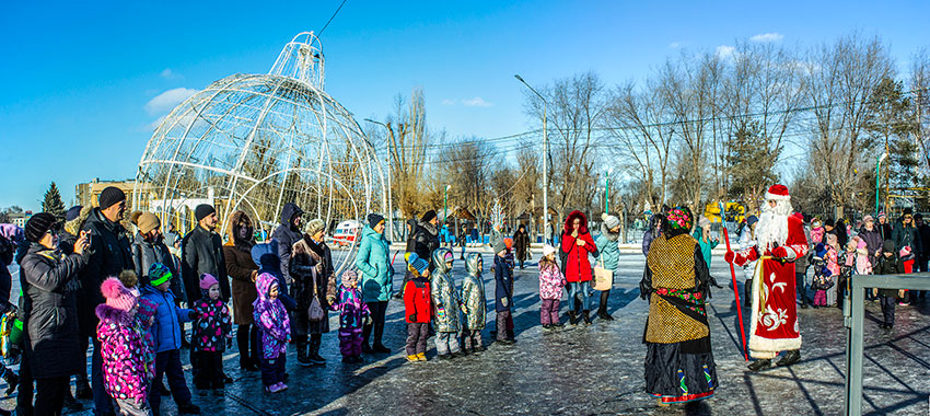 На пл. Ленина 2 января