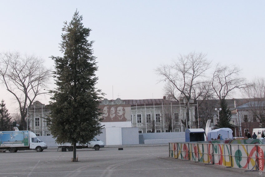 Новогодняя площадь Ленина 2010-2011