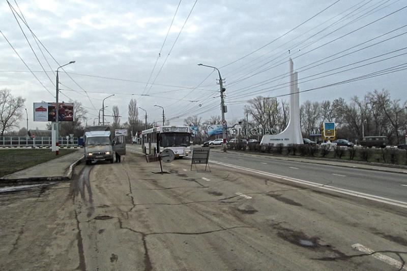 Сборный пункт для автобусов.