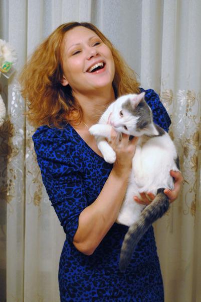 Мой котэ. Автор Худобина Елена.