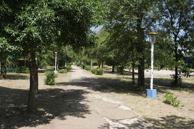 Аллея лагеря. Аллея лагеря.