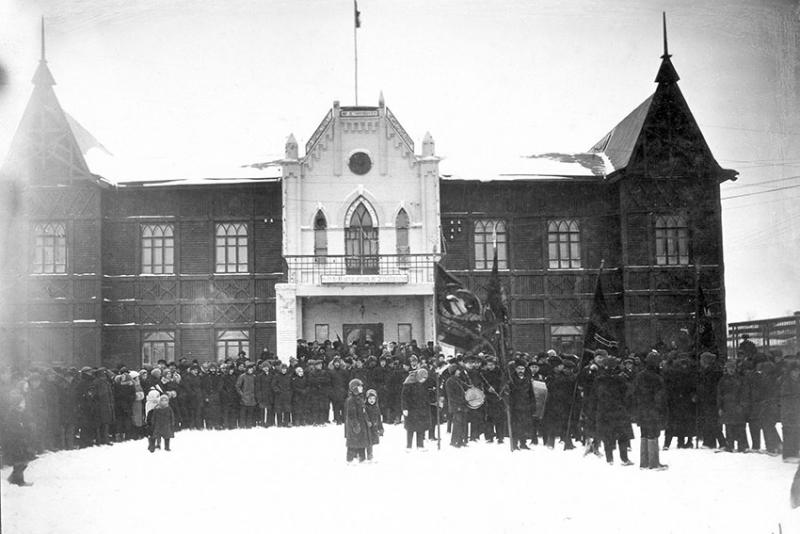 Клуб "Пролетарий" Фото 1928 года. 