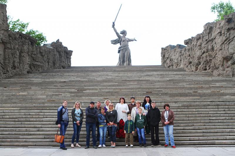 На кургане.