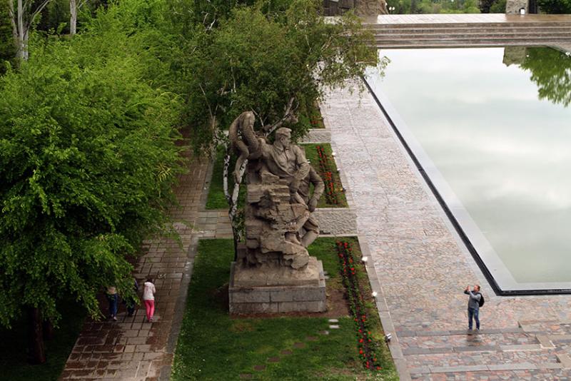 Вид сверху.
