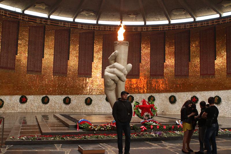 У "вечного огня".